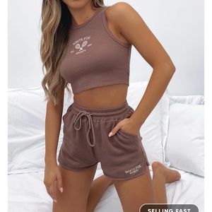 White Fox Boutique Lounge Set NWT